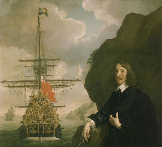 Sir Peter Lely Peter Pett and the Sovereign of the Seas.